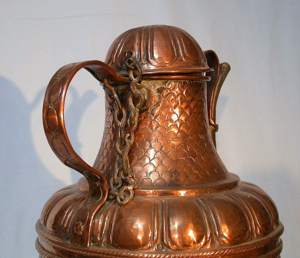 Large Copper Jug - Italy (?), 17th C-photo-3