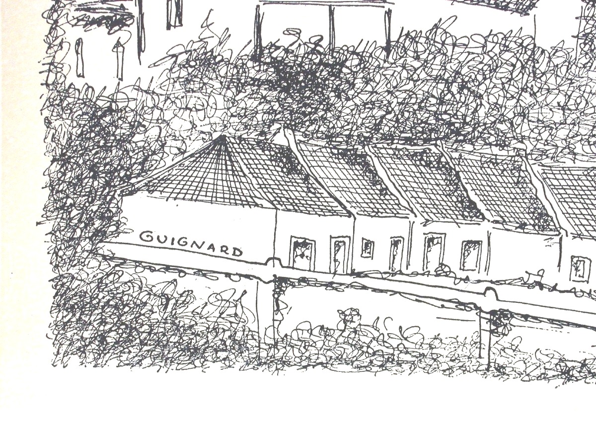 LITHOGRAPHIE DE ALBERTO DA VEIGA GUIGNARD, MILIEU DU XX ème s-photo-4