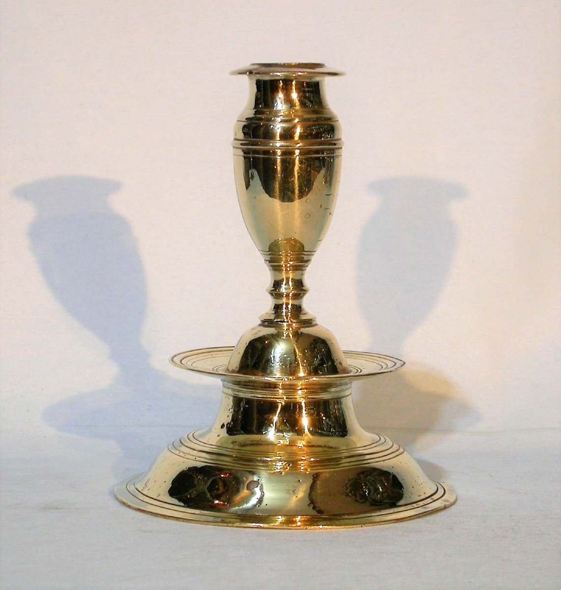 BOUGEOIR - FLAMBEAU EN LAITON - XVI &egrave;me s-photo-1