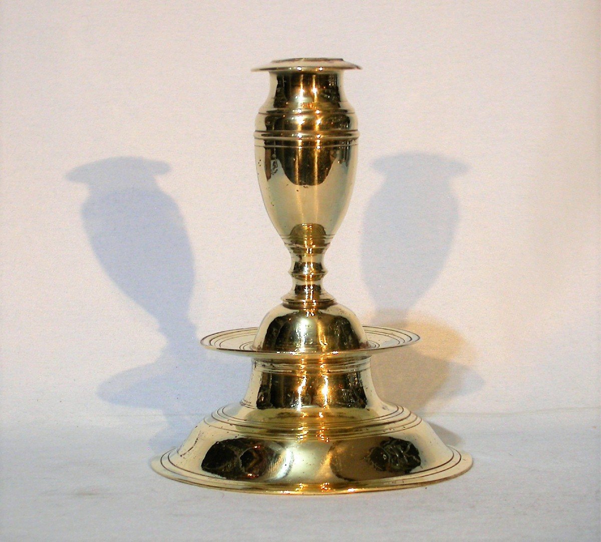 BOUGEOIR - FLAMBEAU EN LAITON - XVI &egrave;me s-photo-7