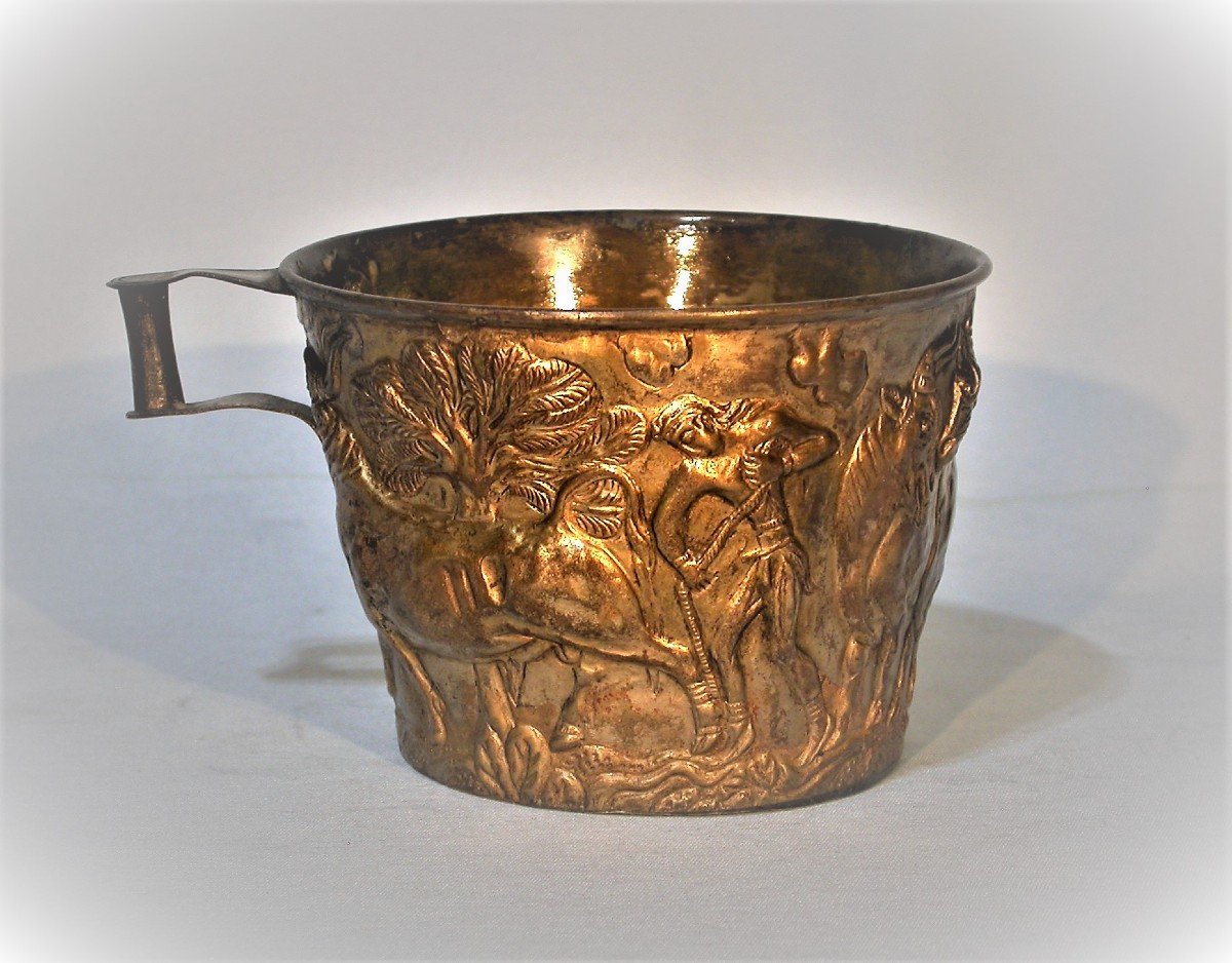 Golden Copper Cup - Greece (?)-photo-2