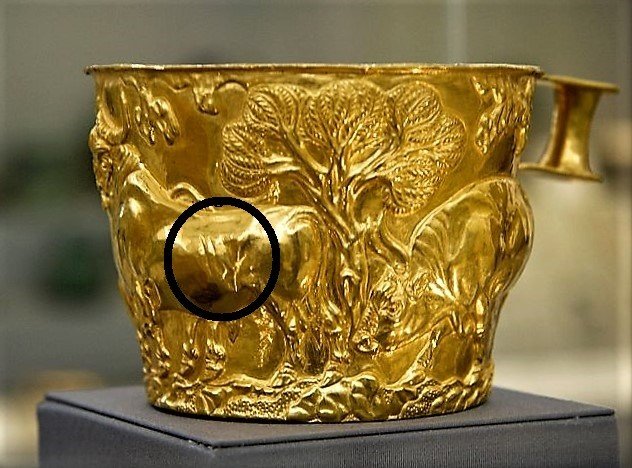 Golden Copper Cup - Greece (?)-photo-7