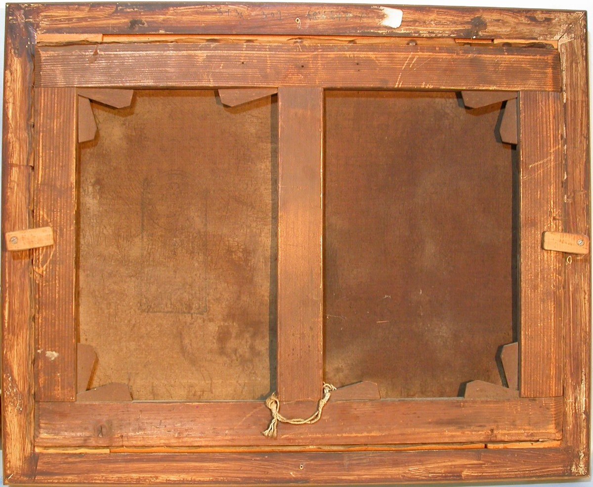 TABLEAU - HUILE SUR TOILE - ECOLE FRANCAISE, XIX ème s-photo-4