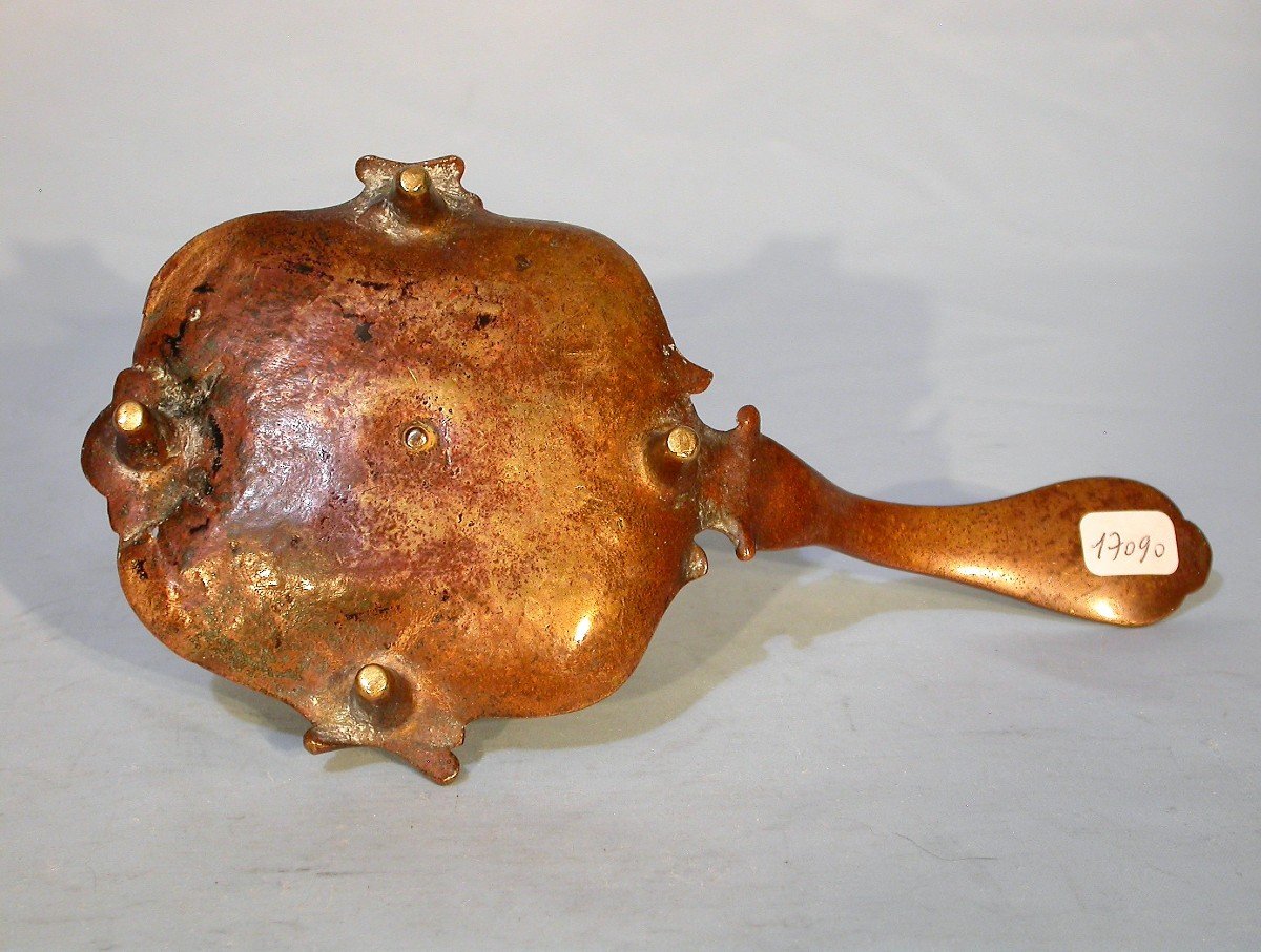 Brass Candleholder - XIXth Century-photo-4