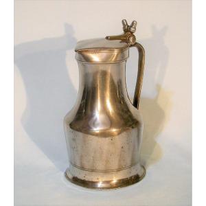 Pewter Wine Pitcher (tin) - Caen, Circa 1800