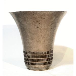 “art Deco” Vase In Pewter By Delavan