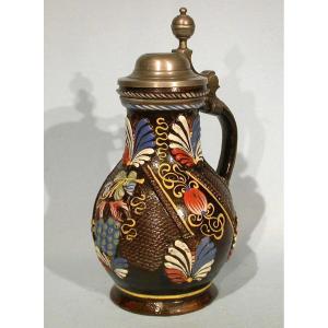 Pitcher In Gres (stoneware) - Annaberg, Circa 1700