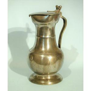 ¨pewter Wine Pitcher  - Valais Switzerland, Circa 1800