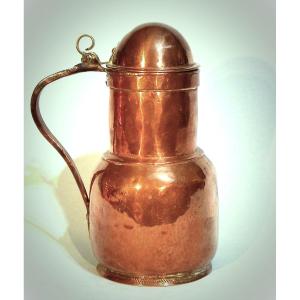 Copper Jug (marked) - Eastern France, 18th Century