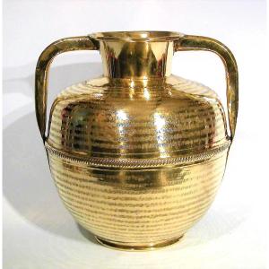 Brass Milk Cane - Lower Normandy, 19th Century