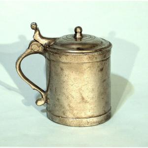 Pewter Mustard Pan - Lyon (?), Early 19th Century