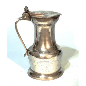 Rare Pewter Pitcher  - Nîmes, 18th Century