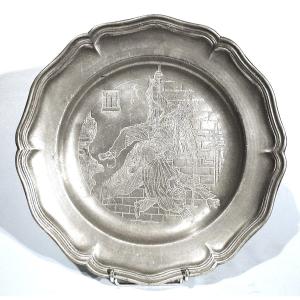 Pewter Dish - France, Around 1800
