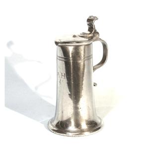 Pewter Wine Pitcher - Basel, 18th Century