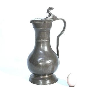 PICHET À VIN EN ETAIN - BERNE, XVII ème s