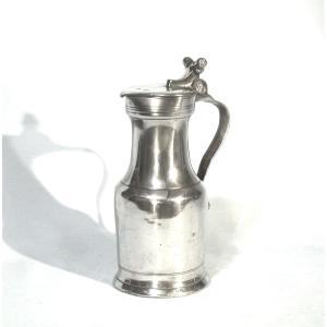 Pewter Wine Pitcher - Lisieux, 18th Century