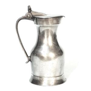 Pewter Wine Pitcher - Rouen, 18th Century