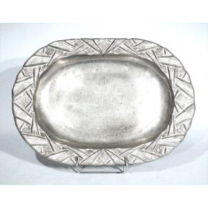 "art Deco" Pewter Display Stand By Georges Irman (irrmann)
