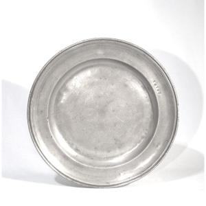 Pewter Dish - Douai, 18th Century