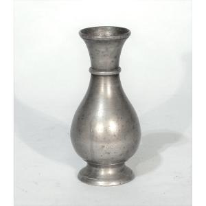 Liturgical Pewter Oilcan - Paris, 19th Century