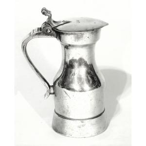 Pewter Wine Pitcher - Paris, 18th Century