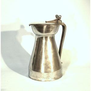 Pewter Wine Pitcher- Lyon, XVII Th C.