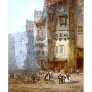 PEINTURE - TABLEAU - HUILE SUR TOILE DE LEONARD SAURFELT