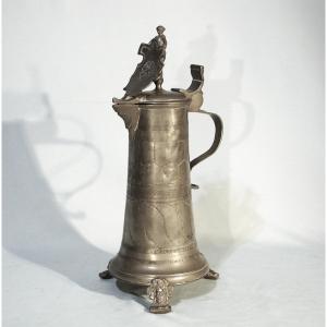 Pewter Krug - Germany, XIX Th C.