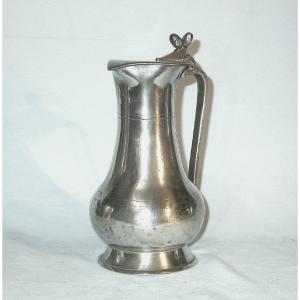 Pewter Wine Pitcher - Falaise, 18th Century