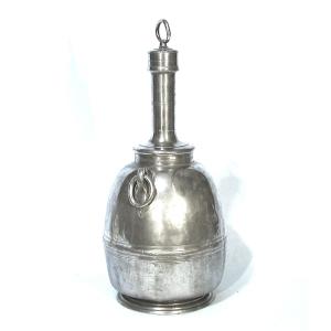 Pewter Wine Bottle - Toulouse, 18th Century