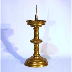 FLAMBEAU EN LAITON - FLANDRES, XVI ème s