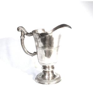 Pewter Ewer - Switzerland Or Northern Italy - 18th Century