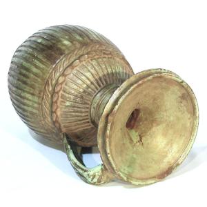 "ghorraf" - Earth Oil Jug - Morocco, Circa 1900
