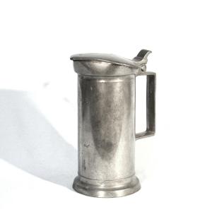 Volumetric Measure In Pewter - Caen, 19th Century