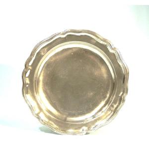 RARE PLAT EN ETAIN DE PONT-A-MOUSSON (LORRAINE), XVIII ème s