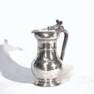 Pewter Wine Pitcher - Geneva, Circa 1700