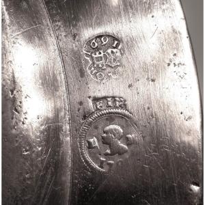 ASSIETTE EN ETAIN - LYON, XVIII ème s