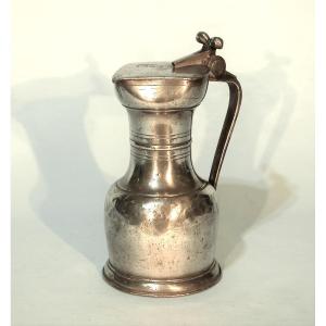 Pewter Wine Pitcher - Vevey, 18th Century