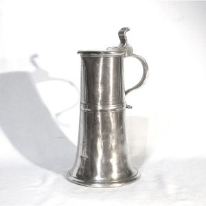 PICHET À VIN EN ETAIN - BARR (ALSACE), CIRCA 1800