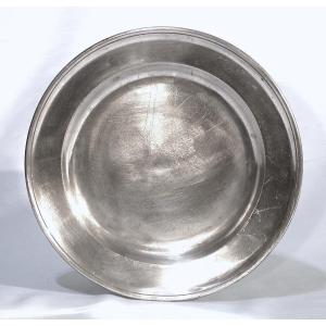 Pewter Plate - Northern Germany Or Netherlands, 18th C