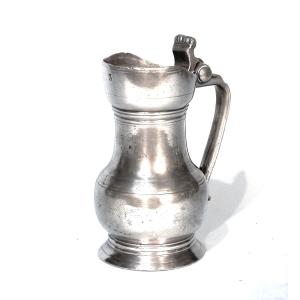 Pewter Wine Pitcher - Chartres, 19th Century
