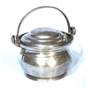 PORTE-DÎNER EN ETAIN - ILE-DE-FRANCE, CIRCA 1780/1800