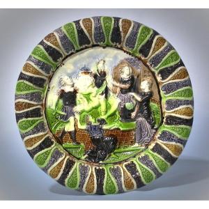 Rare Glazed Earthenware Bowl - Avon, 17th Century