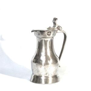 Pewter Wine Pitcher - Paris And Poissy, 18th Century