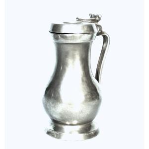 Pewter Wine Pitcher - Toulouse, 18th Century