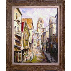 TABLEAU - HUILE SUR TOILE DE PIERRE JEAN DUMONT
