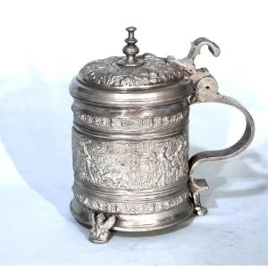 CHOPE EN ETAIN - ALLEMAGNE (SAXE ?), XIX ème s
