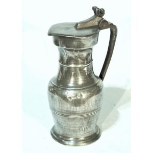 Pewter Pitcher - Apt, 18th Century