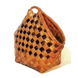 Folk Art Basketry - Cock Basket