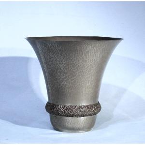 "art Deco" Vase By Rene Delavan, Circa 1930
